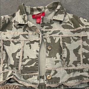 Paris Blues Gray Camouflage Jacket